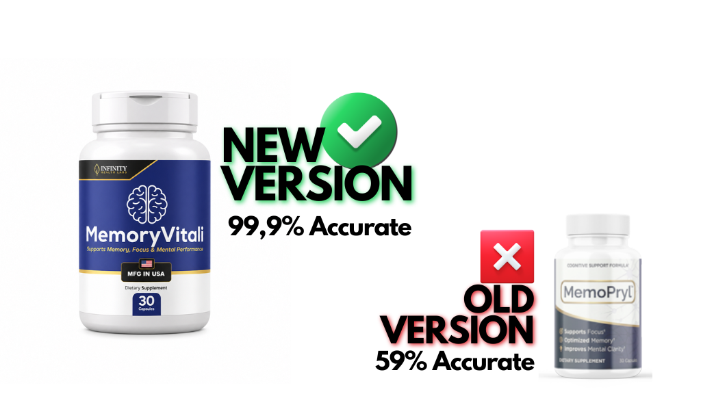 Memopryl discontinued — New MemoryVitali upgraded formula